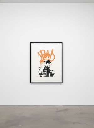 Banksy - Gangsta Rat (Orange) (Signed)