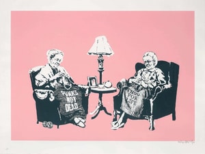 Banksy - Grannies Signed