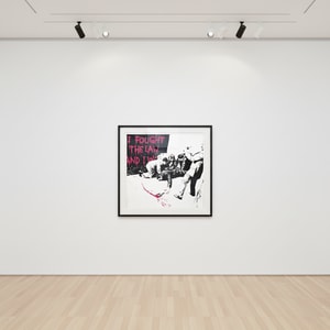 Banksy - I Fought The Law (AP Pink) (Signed)