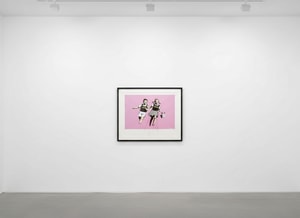 Banksy - Jack and Jill (Police Kids) (AP Pink) (Signed)