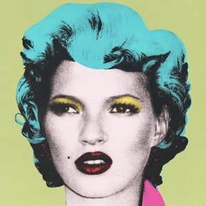 Banksy - Kate Moss Green