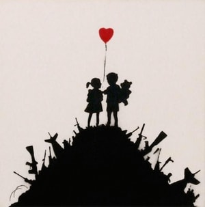 Banksy - Kids On Guns