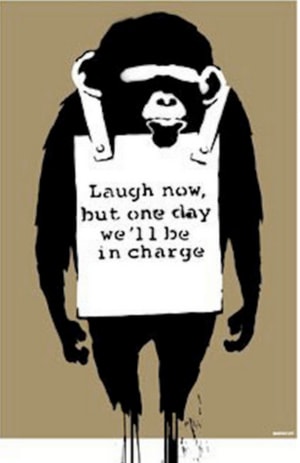 Banksy - Laugh Now
