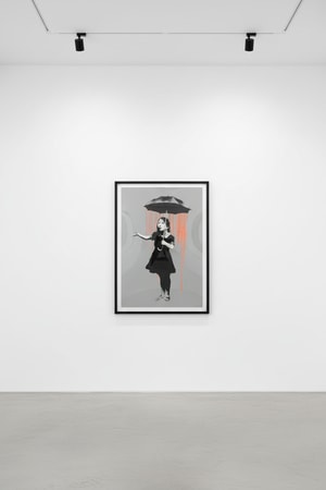 Banksy - NOLA Dark Orange To Orange Rain