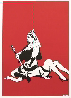 Banksy - Queen Victoria (Unsigned)