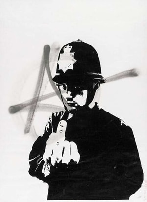 Banksy - Rude Copper (Anarchy Grey) (Signed)