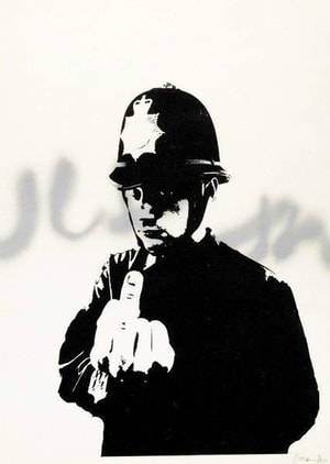 Banksy - Rude Copper (Signed)