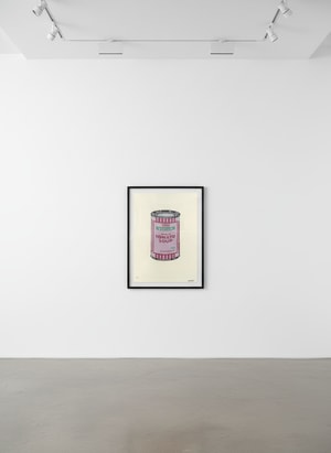 Banksy - Soup Can (Lilac, Cherry, Mint) (Signed)