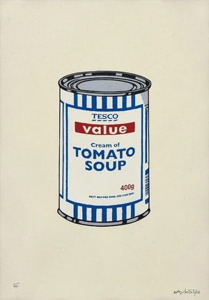 Banksy - Soup Can (Original) (Signed)