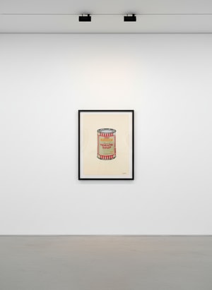 Banksy - Soup Can (Sage, Cherry, Tan) (Signed)