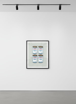Banksy - Soup Cans Quad (Grey Paper) (Signed)