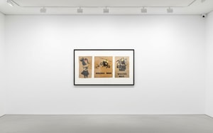 Banksy - Wrong War Cardboard (Bomb Hugger , Grin Reaper , Happy Chopper)