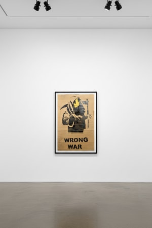 Banksy - Wrong War Cardboard (Grin Reaper)