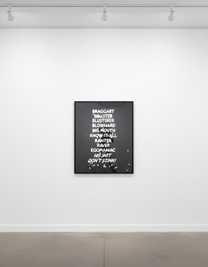 Mel Bochner - Braggart