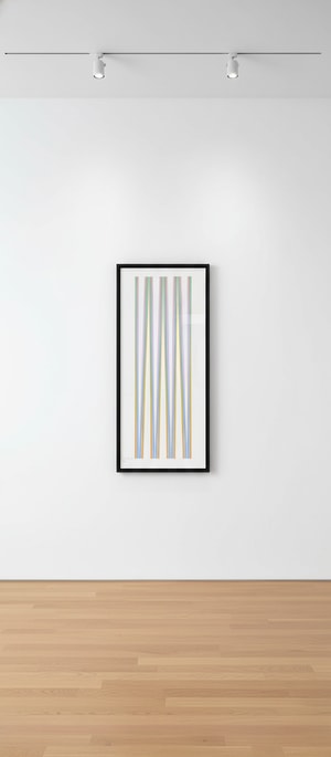 Bridget Riley - Elongated Triangles 4