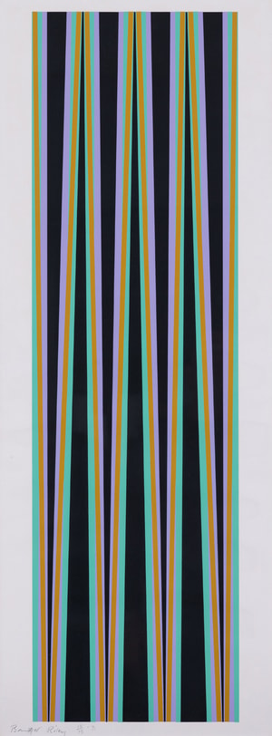 Bridget Riley - Elongated Triangles 6