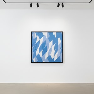 Bridget Riley - Two Blues