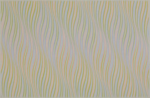 Bridget Riley - Untitled (blue)