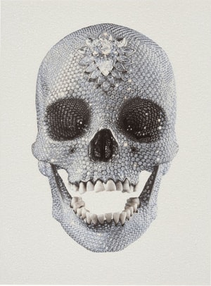 Damien Hirst - For The Love Of God (White)