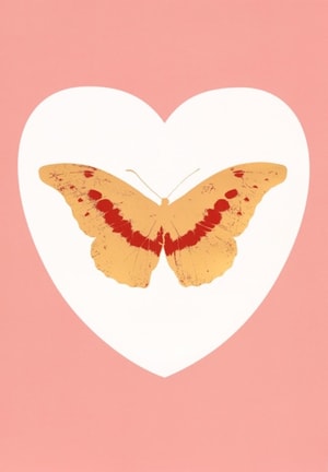 Damien Hirst - I Love You (White, Pink, Cool Gold, Poppy Red)
