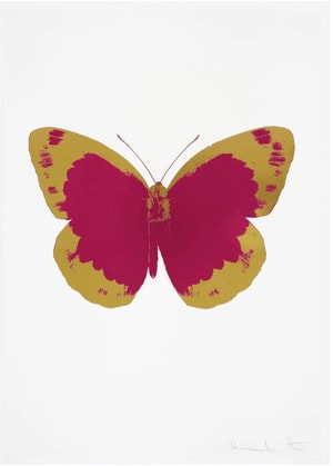 Damien Hirst - Souls II (Fuchsia Pink/Oriental Gold/ Blind Impression)