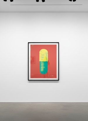 Damien Hirst - The Cure (Coral/Lemon Yellow/Turquoise)