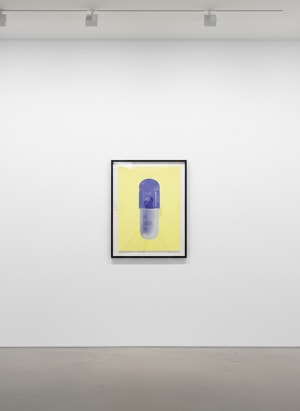 Damien Hirst - The Cure (Neon Yellow/French Lilac/Amethyst)
