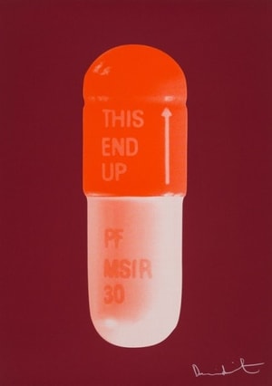 Damien Hirst - The Cure (Sienna Red/Tangerine/Light Tangerine)