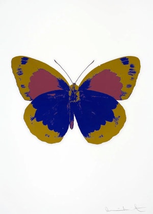 Damien Hirst - The Souls II - Westminster Blue/Oriental Gold/Loganberry Pink,