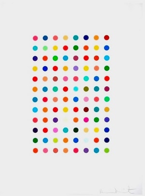 Damien Hirst - Xylene Cyanol Dye Solution