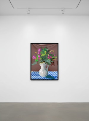 David Hockney - 15th March 2021, Flowers in a Jug
