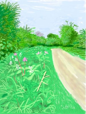 David Hockney - 26th April, The Arrival of Spring in Woldgate, East Yorkshire