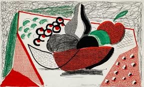 David Hockney - Apples, Pears, and Grapes