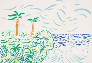 David Hockney - Bora Bora