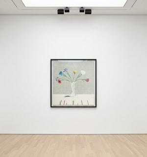 David Hockney - Coloured Flowers Made of Paper and Ink