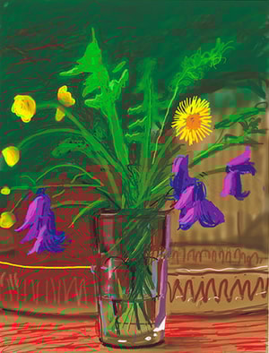 David Hockney - Dandelions