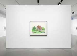 David Hockney - In Front of House Looking Left