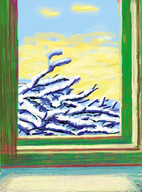 David Hockney - iPad Drawing No. 610, 23rd December 2010