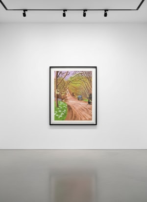 David Hockney - March 5th, The Arrival of Spring in Woldgate, East Yorkshire