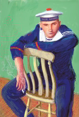 David Hockney - Matelot Kevin Druez 2