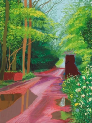 David Hockney - May 11, The Arrival of Spring in Woldgate, East Yorkshire