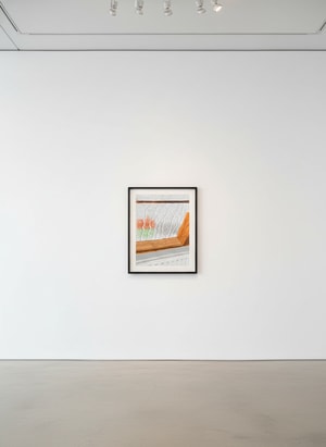 David Hockney - Rain on the Studio Window