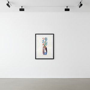 David Hockney - Red, Blue and Green Flowers