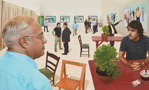 David Hockney - The Red Table