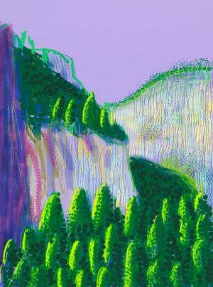 David Hockney - The Yosemite Suite No. 11