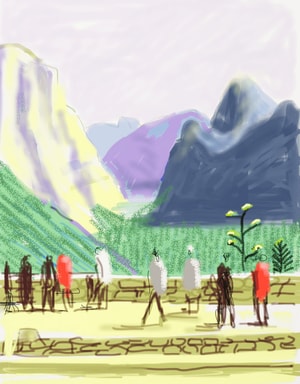 David Hockney - The Yosemite Suite No. 15