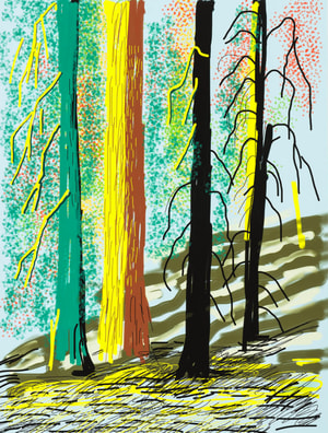 David Hockney - The Yosemite Suite No. 7