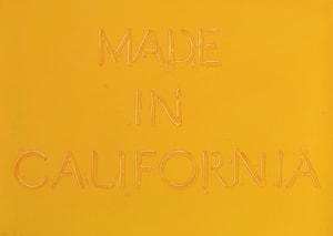 Ed Ruscha - Made in California