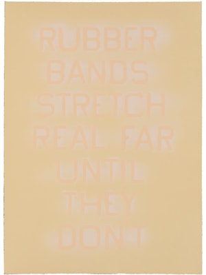 Ed Ruscha - Rubber Bands (State IV)