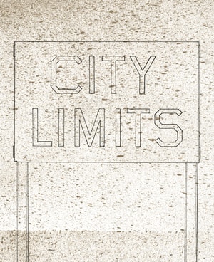 Ed Ruscha - Sign in Mud Storm